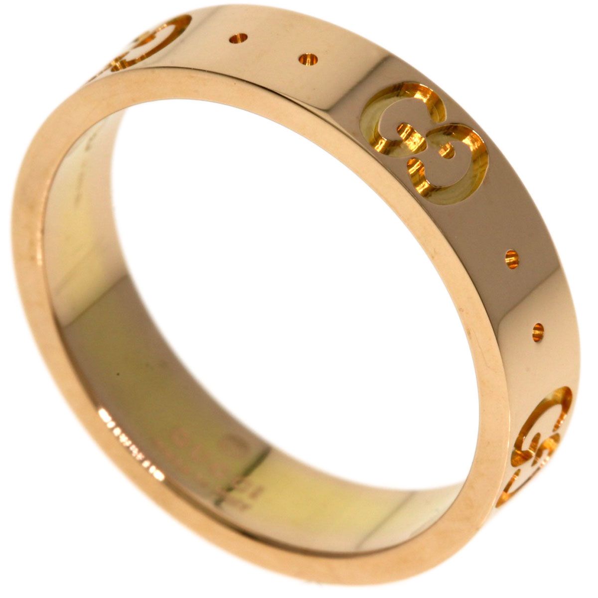 GUCCI グッチ アイコン #9 リング・指輪 K18PG レディース [中古