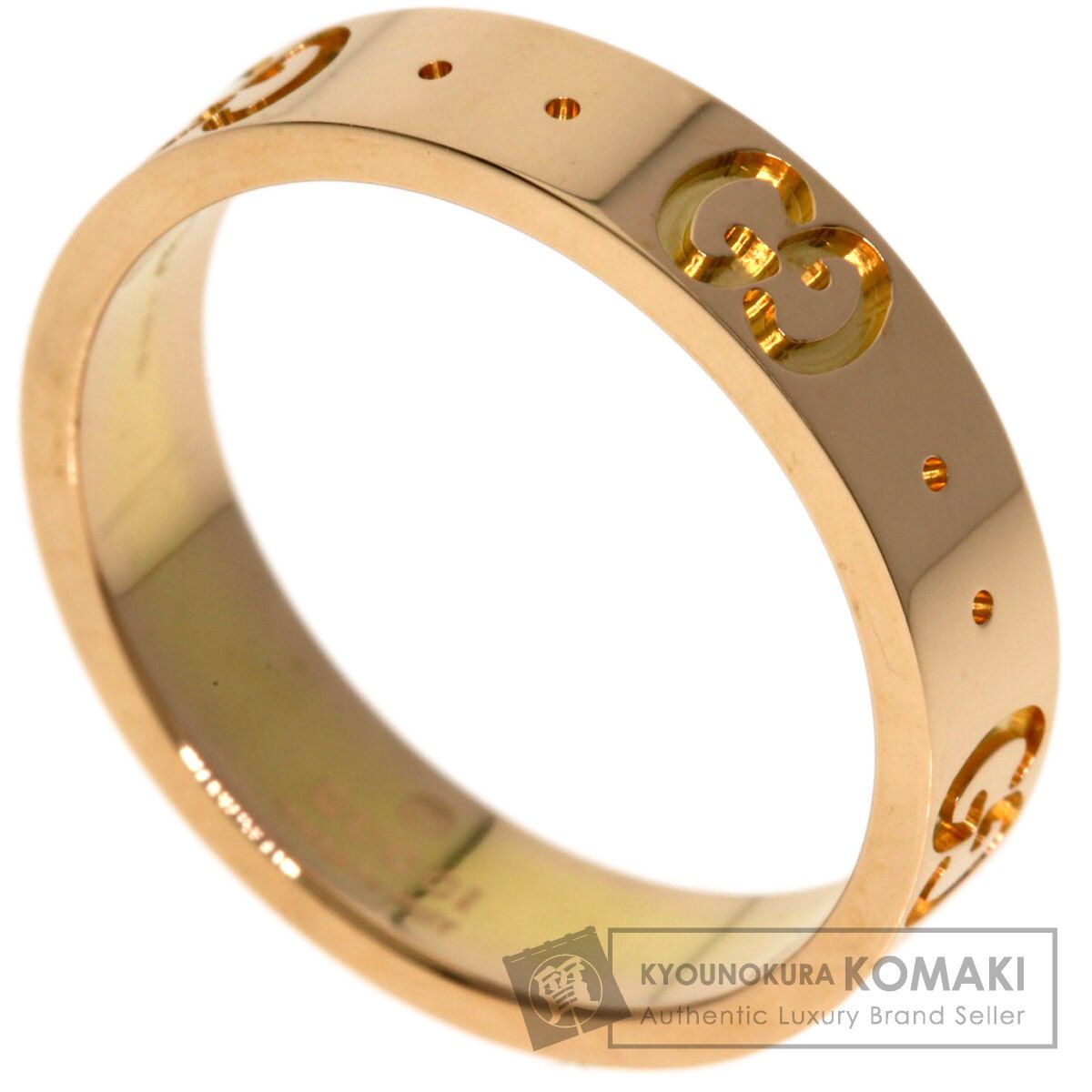 GUCCI グッチ アイコン #9 リング・指輪 K18PG レディース [中古]
