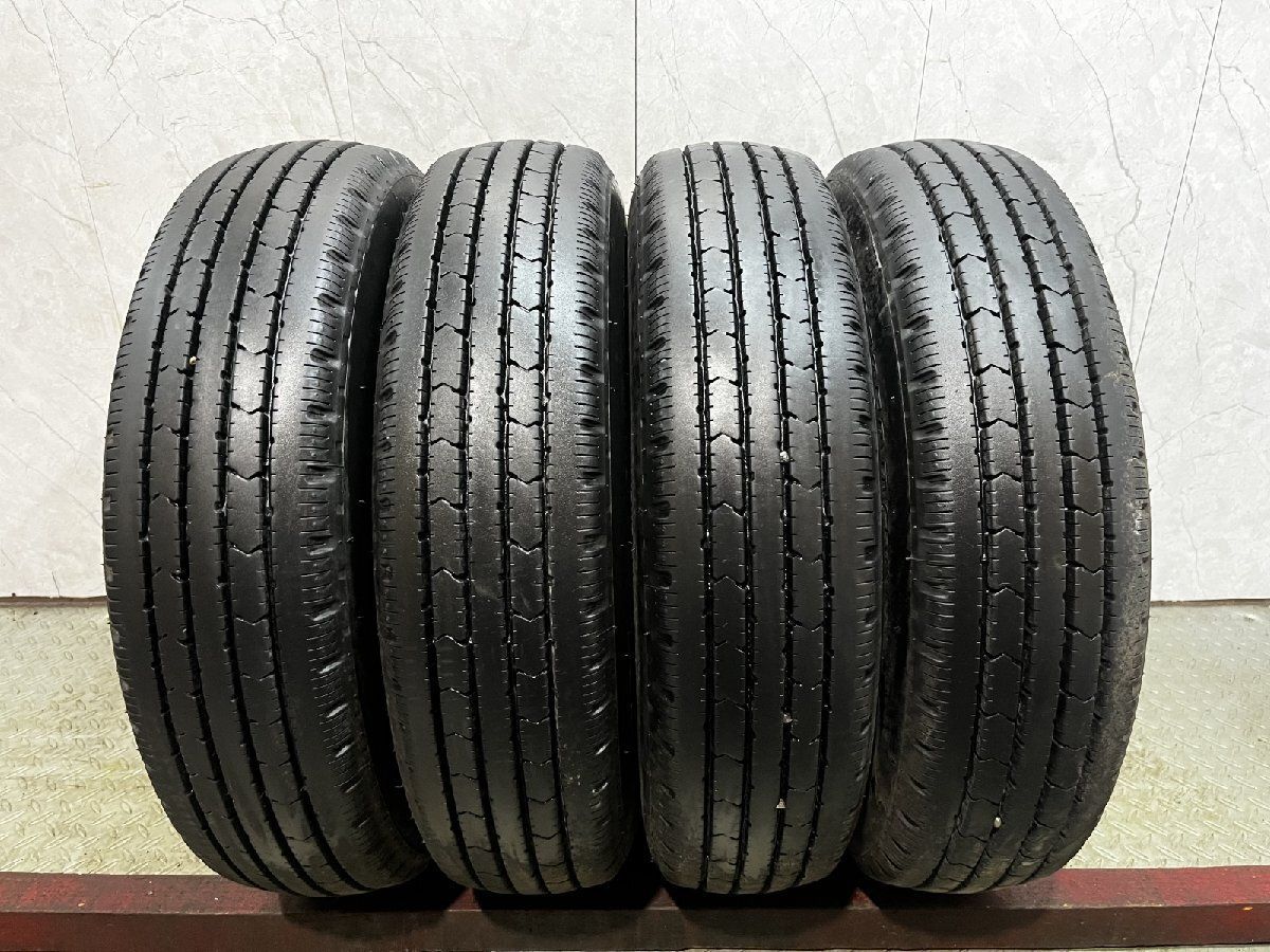 BS BRIDGESTONE R202 175/75R15 103/101L LT 15インチ ライトトラック用 夏タイヤ 4本 21年製 バリ溝 ダイナ トヨエース等　(KTQ068)