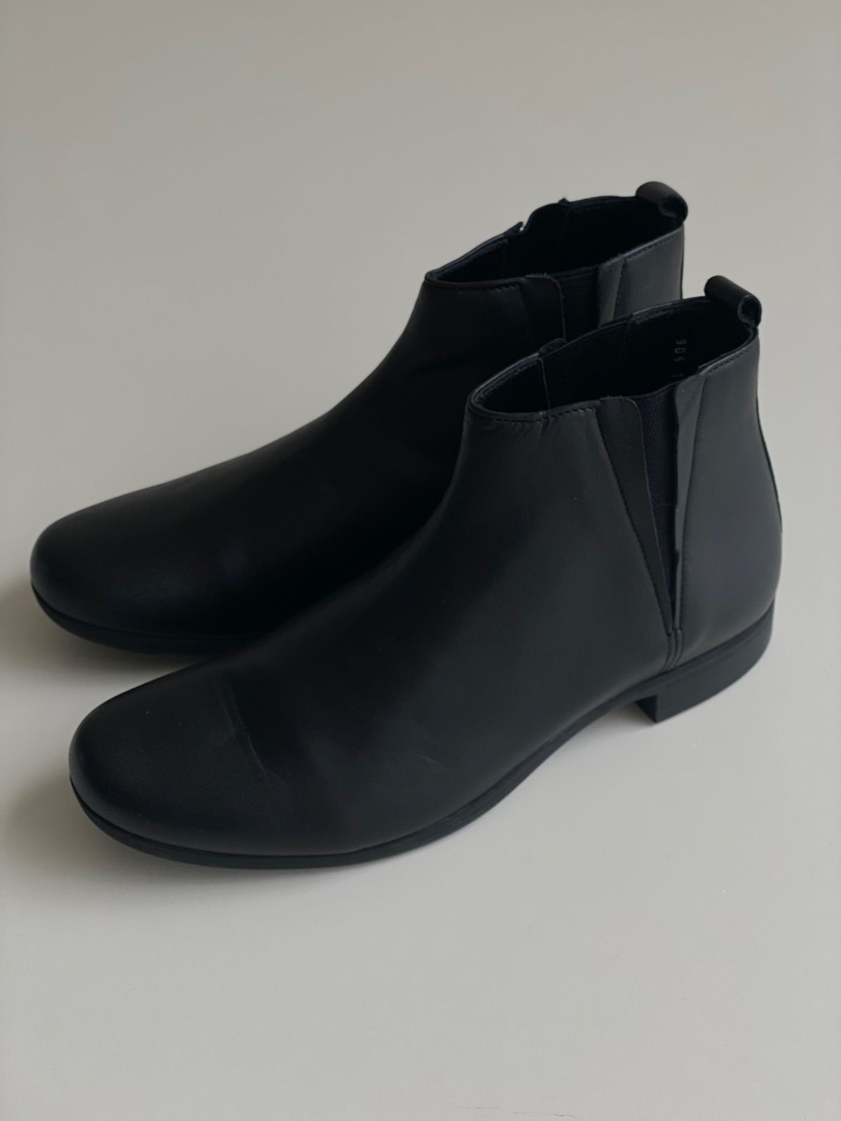 TRAVEL SHOES by chausser サイドゴア ブーツ TR-005 　ブラック38