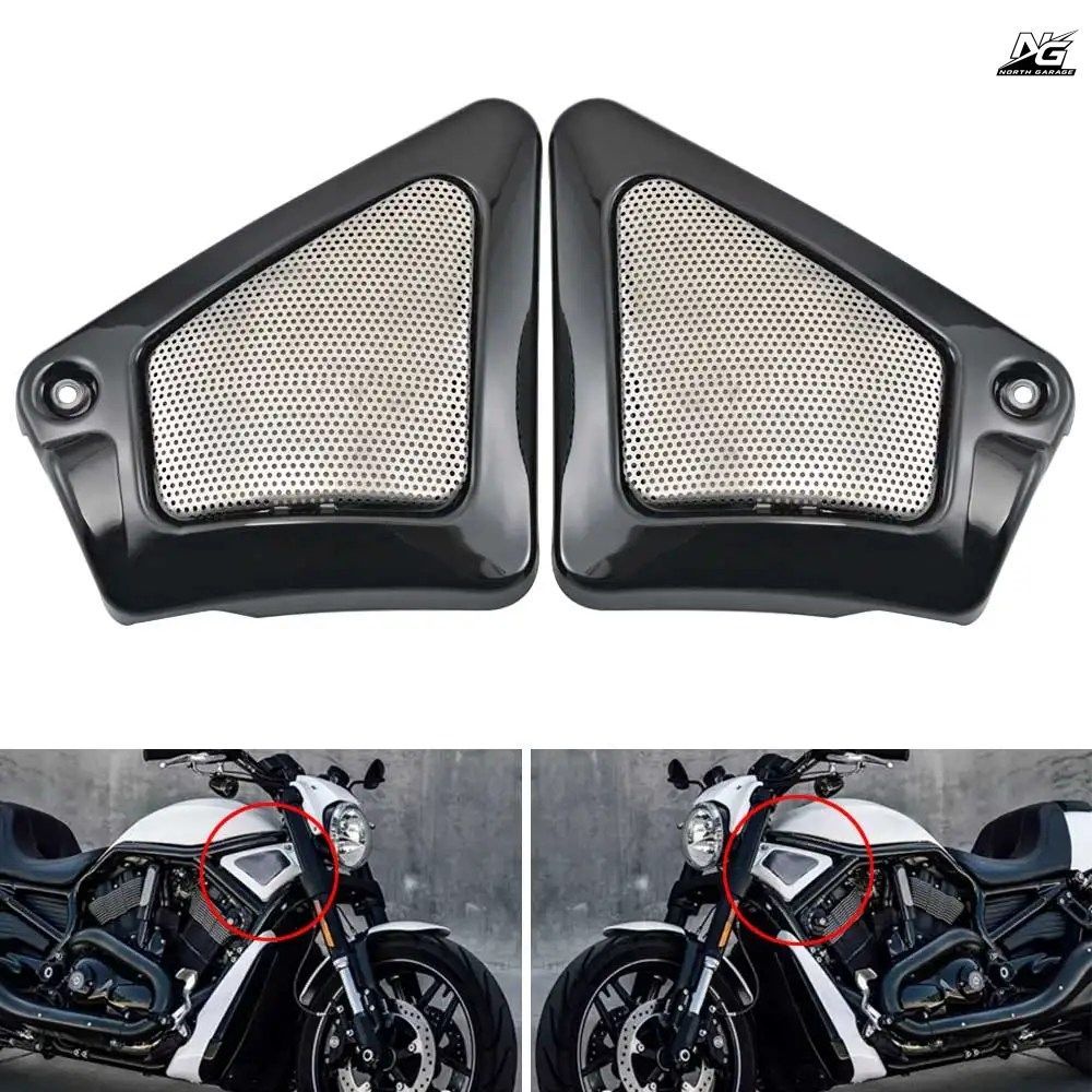 オートバイ用エアボックスサイドフレームネックエアインテークサイドカバー ハーレー VRSCA VRSCB VRSCDX VRSCD V ROD V-ROD NIGHT ROD 200