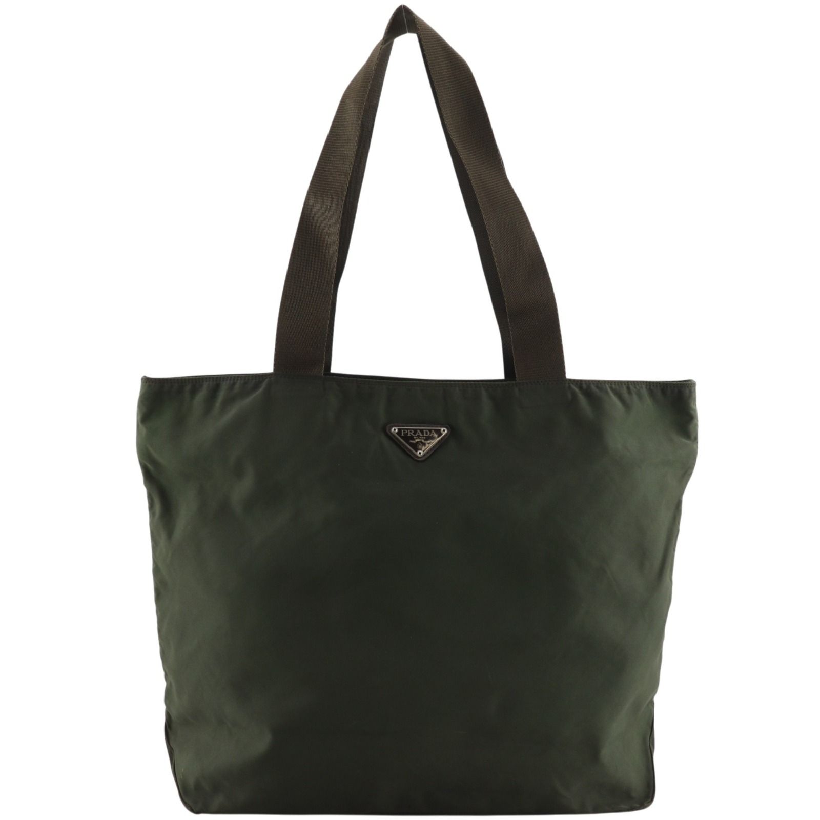 【PRADA】プラダ ナイロン カーキ ユニセックス トートバッグ