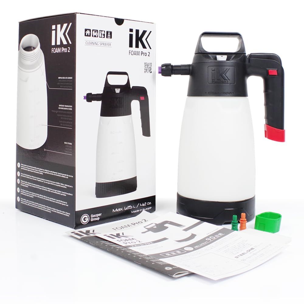 【 日本正規品 】 IK Sprayers iK FOAM Pro2 アイケイ フォームプロ2 ポンプスプレー 蓄圧式スプレー フォームガン 洗車 日本語説明書 保証書付 Goizper Groupt 0ab51d6b