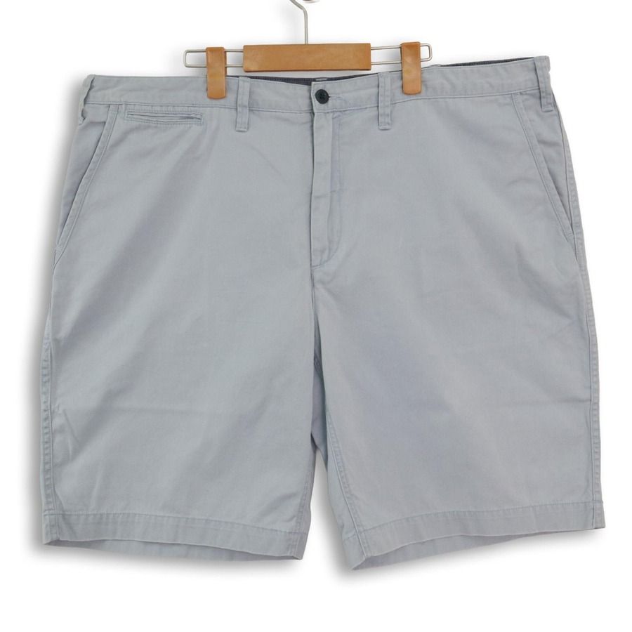 大きいサイズ メンズW42 ポロラルフローレン POLO RALPH LAUREN RELAXED FIT チノパン ショーツ ハーフパンツ 実寸ウエスト111cm グレー系 hpc-0179