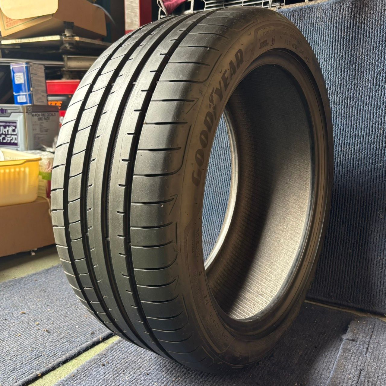 ☆送料無料☆【2024年製造】【溝7.5分山】GOODYEAR EAGLE F1 ASYMMETRIC3 1本 255/40R18 ASP3630