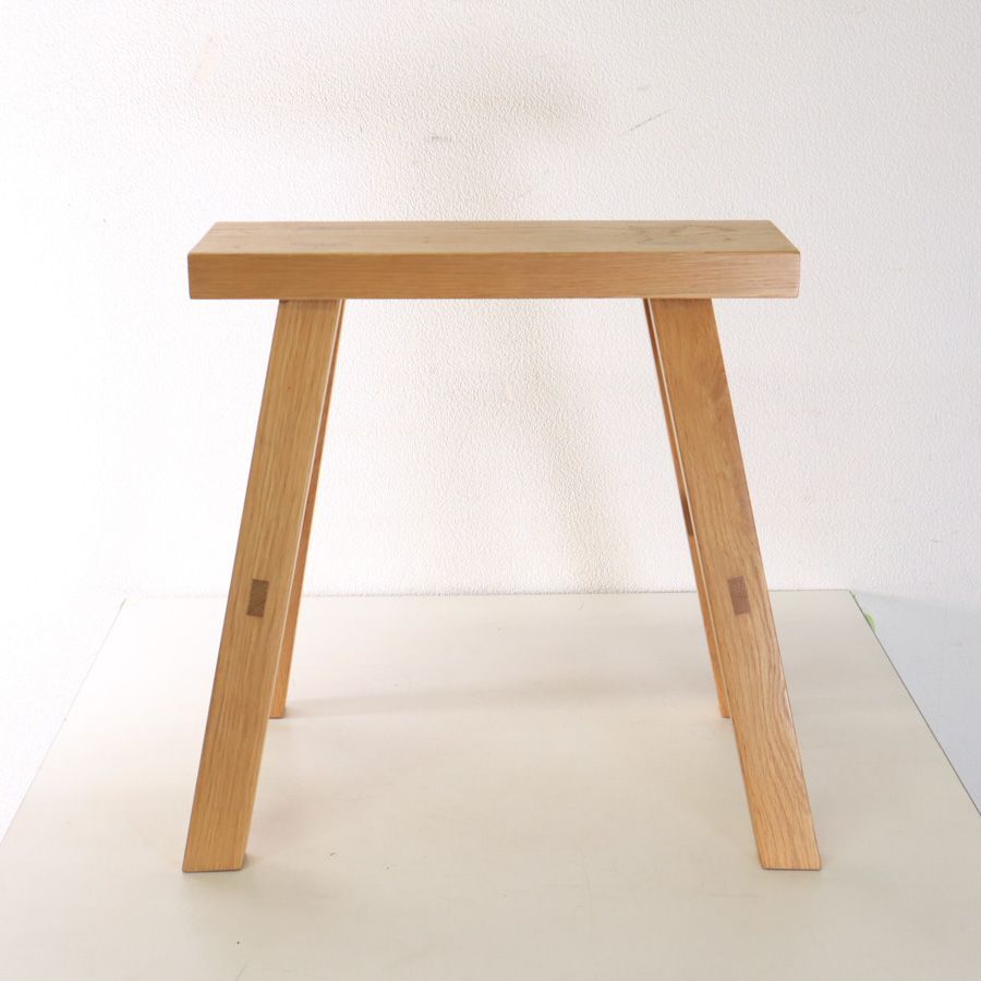 MUJI 無印良品 オーク無垢材 ベンチ 小 幅45cm 廃盤 オーク材は残念
