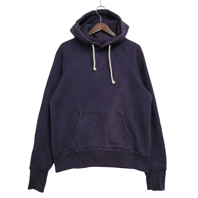 【中古品】 The REAL McCOY'S ザリアルマッコイズ BALL PARK ボールパーク HOODED SWEAT SHIRT フーデッドスウェットシャツ 無地 パーカー 【145-260528-as-02-izu】