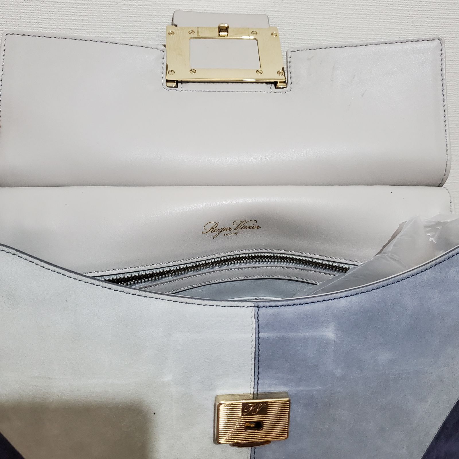 Roger Vivier ロジェ ヴィヴィエ スエード 2way バッグ - メルカリ