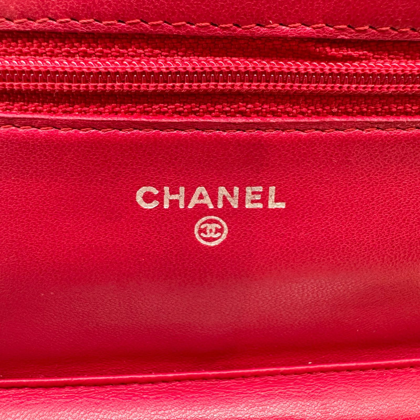 早い者勝ち✨CHANEL シャネル チェーンウォレット ラムスキン 