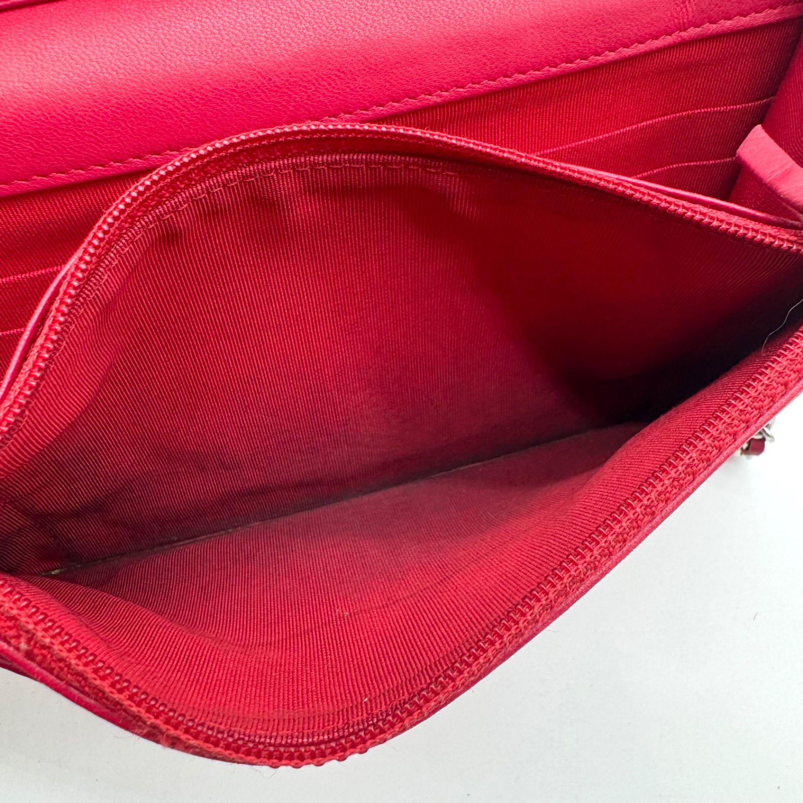 早い者勝ち✨CHANEL シャネル チェーンウォレット ラムスキン 