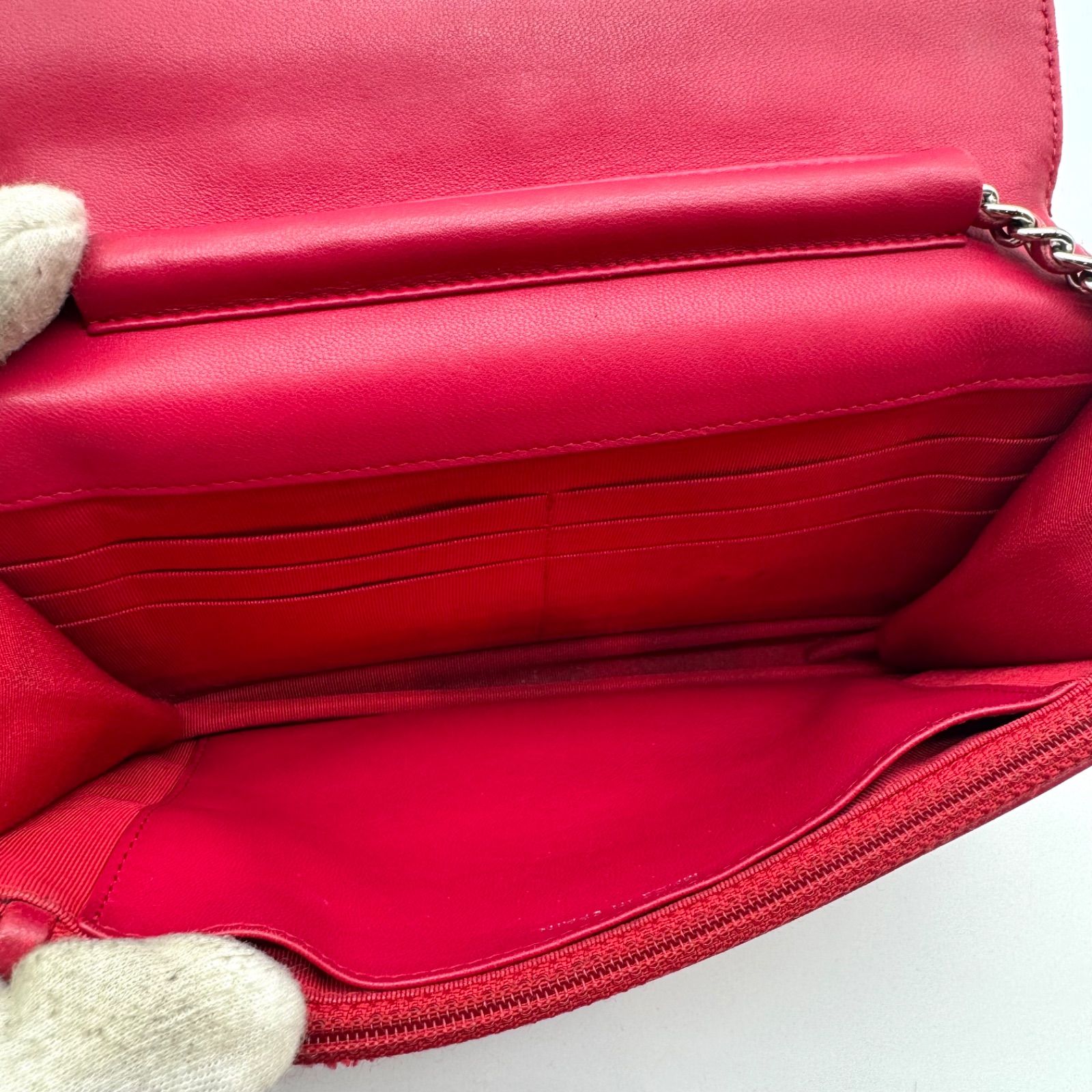 早い者勝ち✨CHANEL シャネル チェーンウォレット ラムスキン 