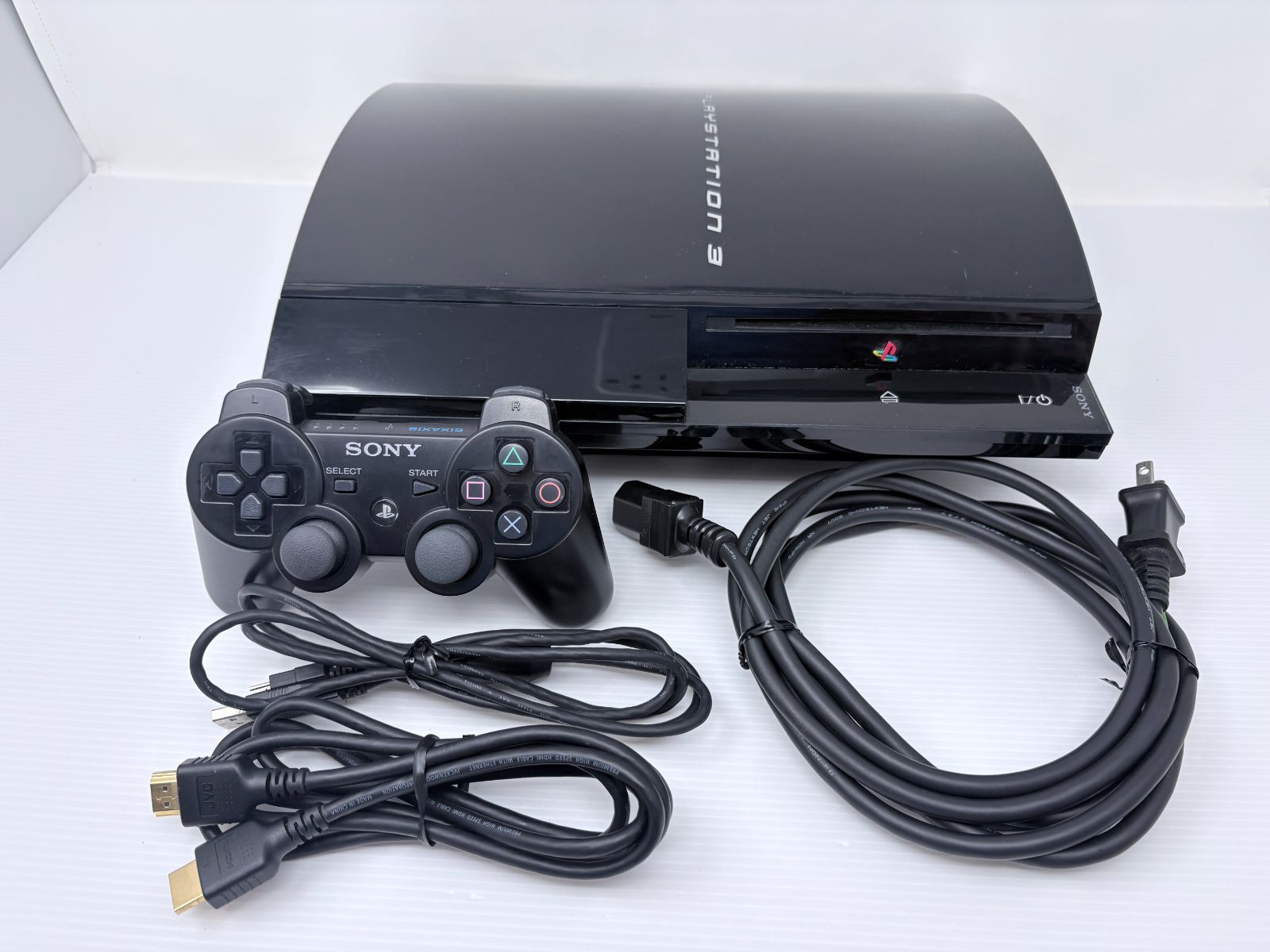 PS2もOK!【動作品】PS3 CECHB00 本体・コントローラー 20GB★PlayStation3