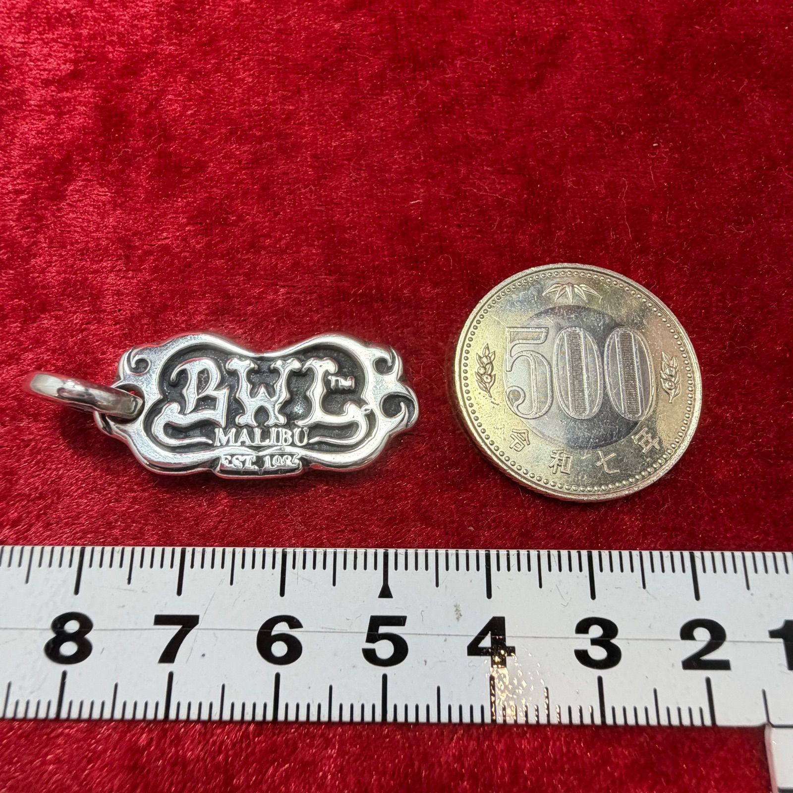 美品 ロゴペンダントトップ 12.5g ビルウォールレザー/Bill Wall 