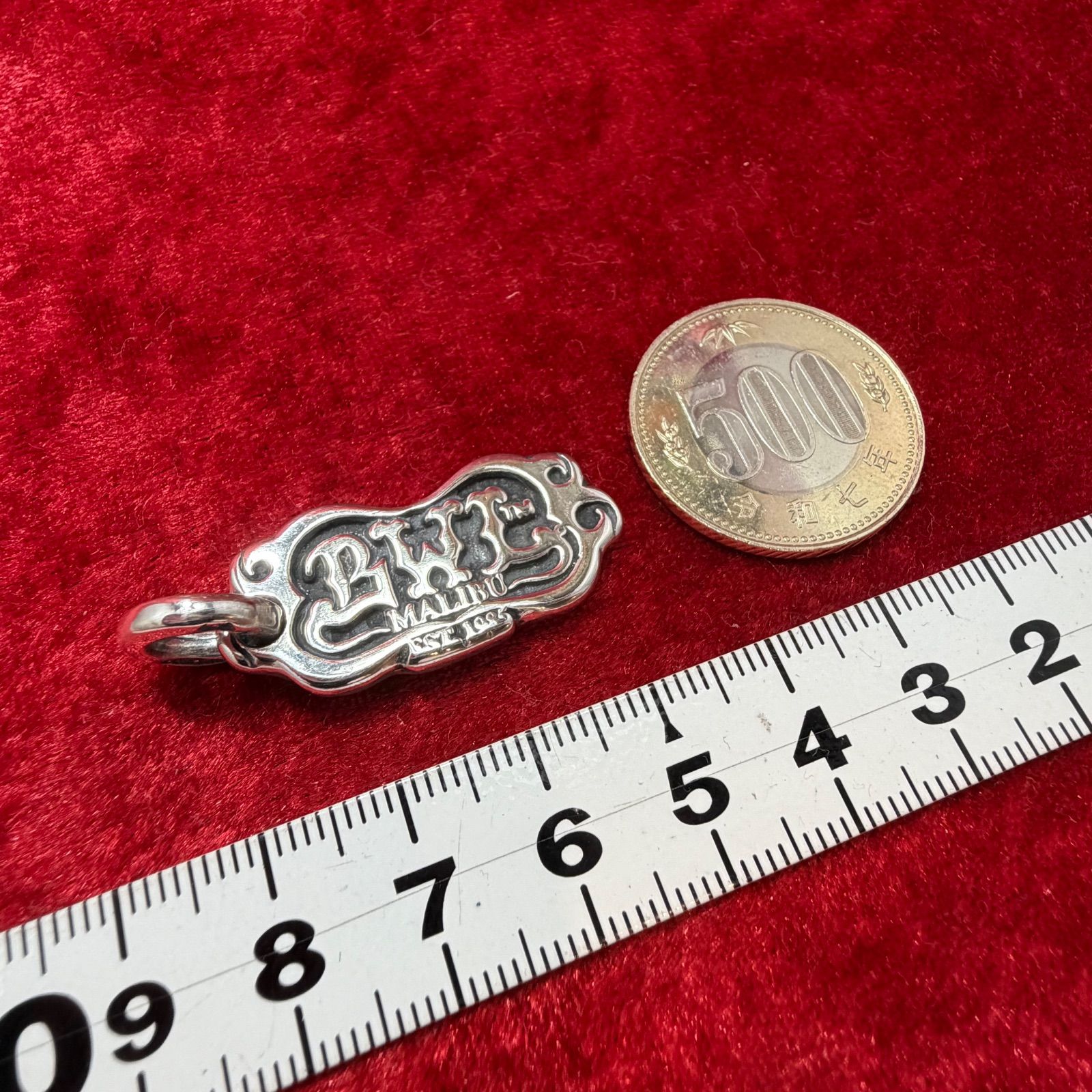 美品 ロゴペンダントトップ 12.5g ビルウォールレザー/Bill Wall 