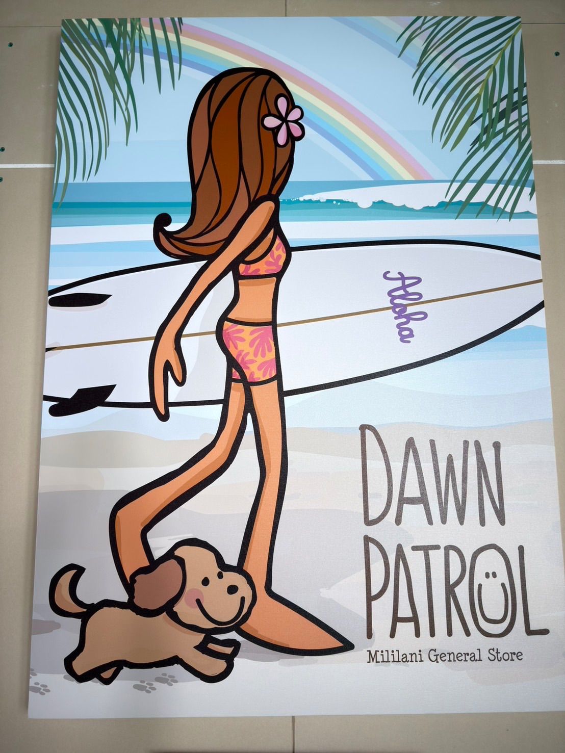 mililani [DAWN PATROL] ファブリックパネル100×105サイズ