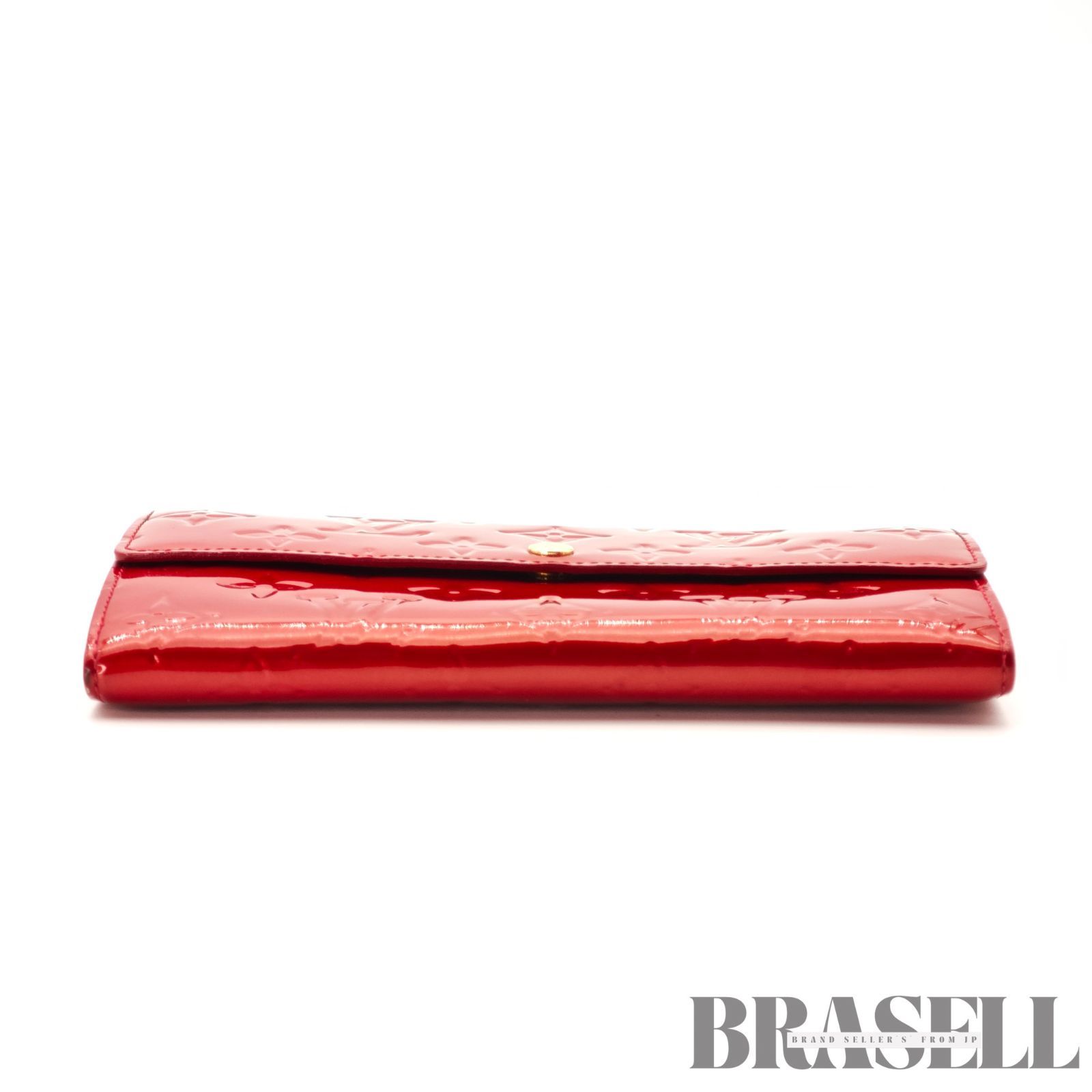 LOUIS VUITTON ポルトフォイユサラ M93577 小物 長財布 ケース レッド