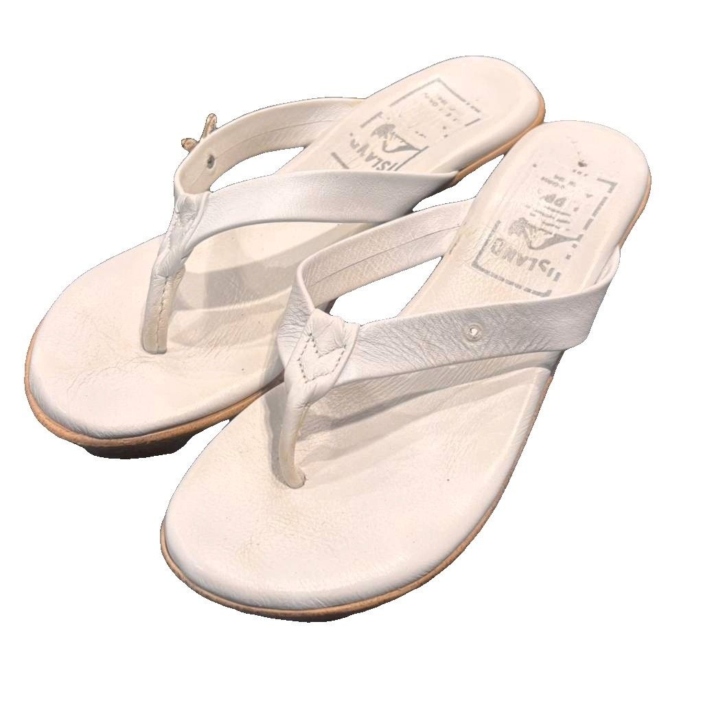 タグ付未使用  SLIPPER トングサンダル ホワイト 7 アイランドスリッパ ISLAND SLIPPER トングサンダル 7 白 ホワイト