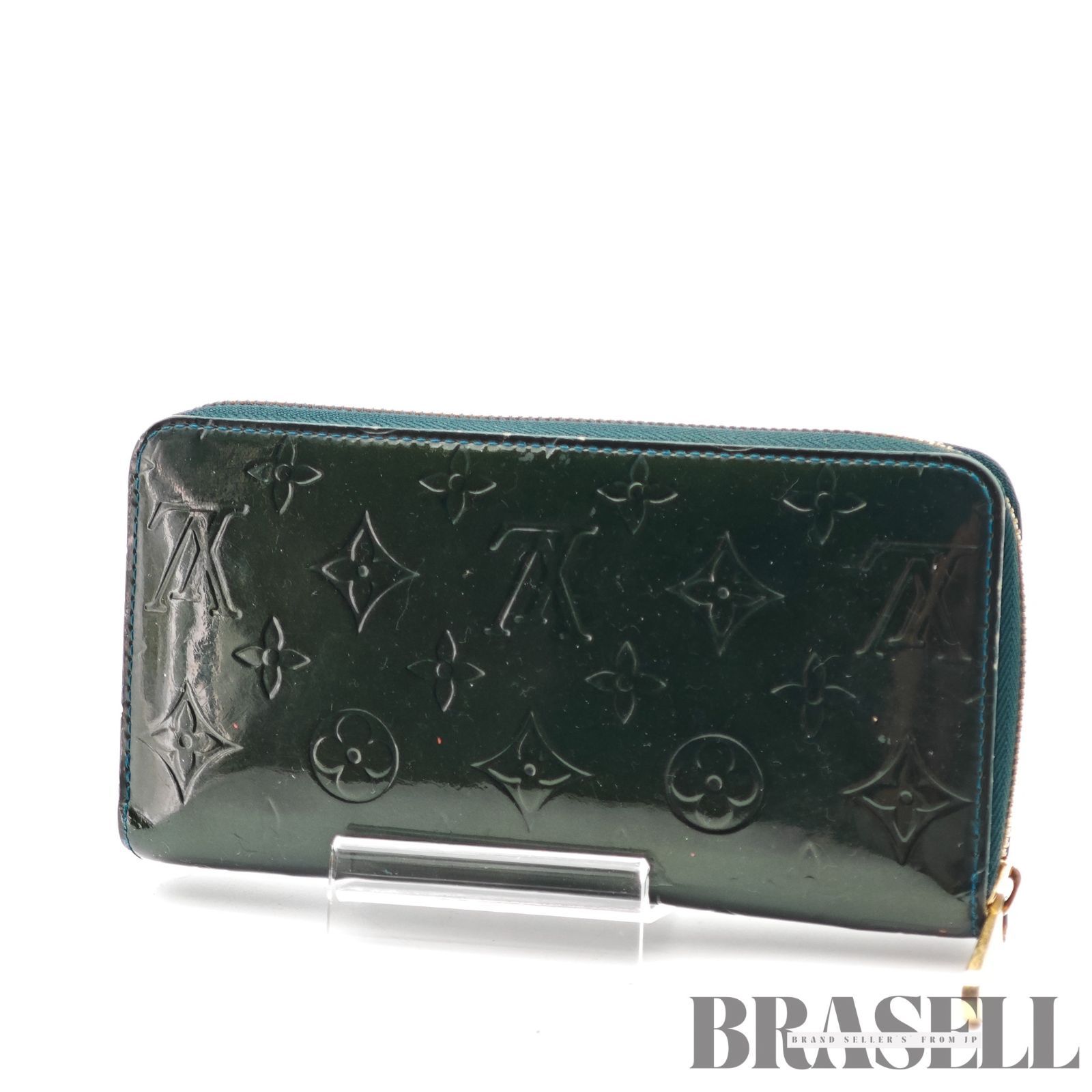 LOUIS VUITTON ジッピーウォレット M93667 小物 長財布 モスグリーン レディース メンズ