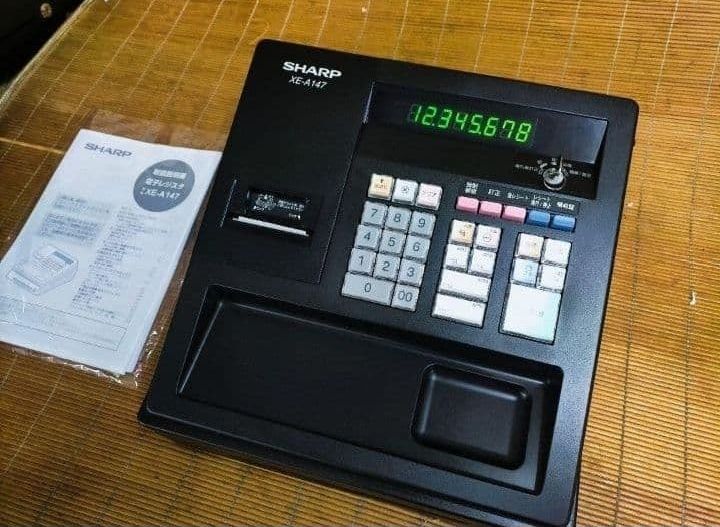 シャープレジスター XE-A147 PC連携売上管理フル設定無料 134300