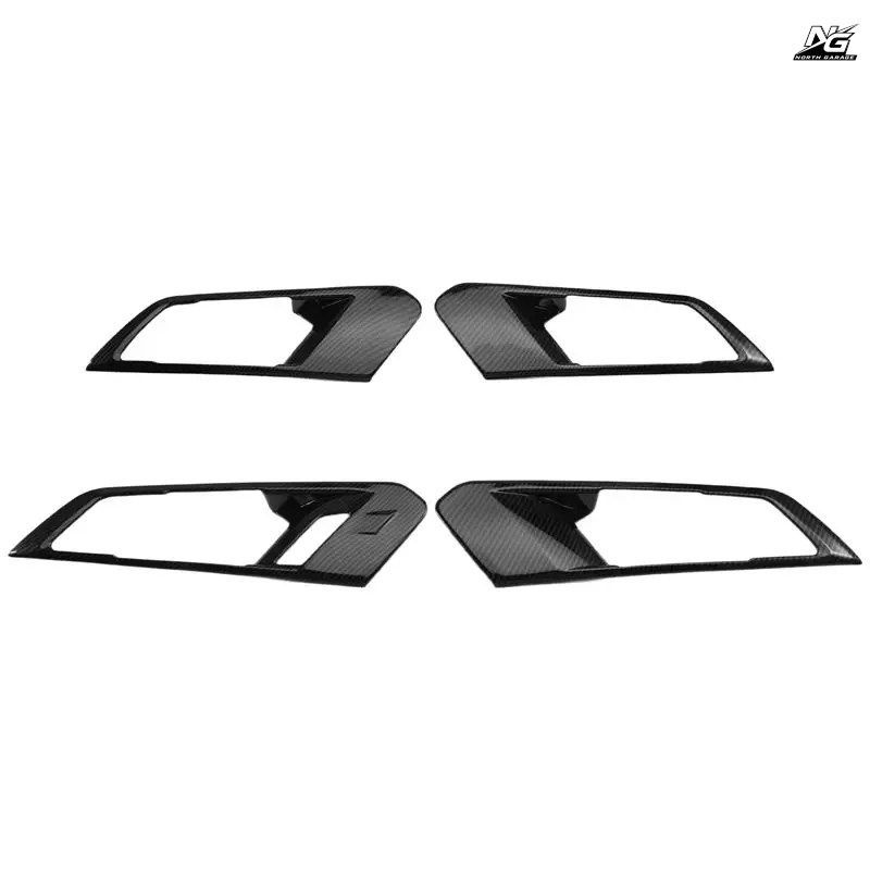 BMW X5 2019-2020 LHD用カーインテリアパネルドアハンドルカバートリム装飾保護ドアボウルステッカーアクセサリー