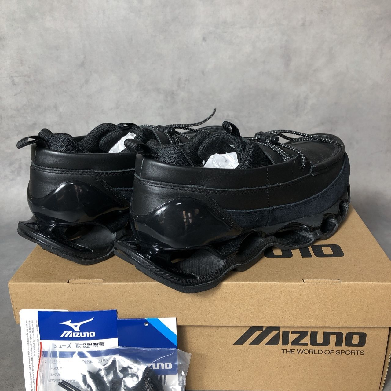 PQ395◇Mizuno : Wave Prophecy Moc SL D1GD261401◇27cm◇Black 