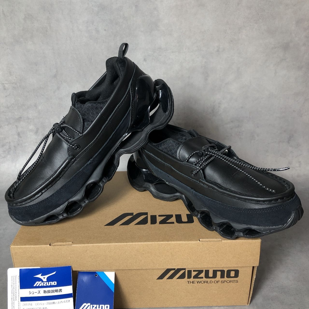 PQ395◇Mizuno : Wave Prophecy Moc SL D1GD261401◇27cm◇Black 