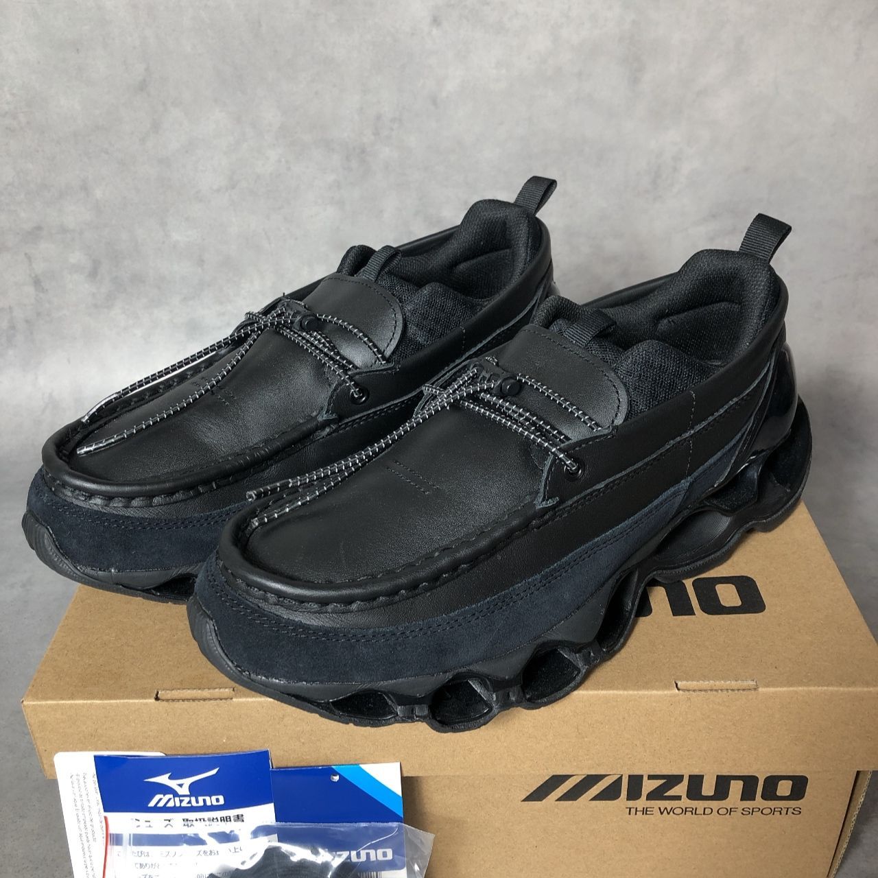 PQ395◇Mizuno : Wave Prophecy Moc SL D1GD261401◇27cm◇Black 