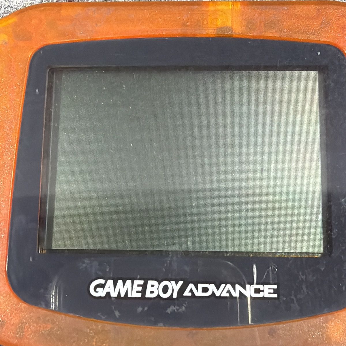 【ジャンク】任天堂 ゲームボーイアドバンス 本体 クリアオレンジ AGB-001 GBA