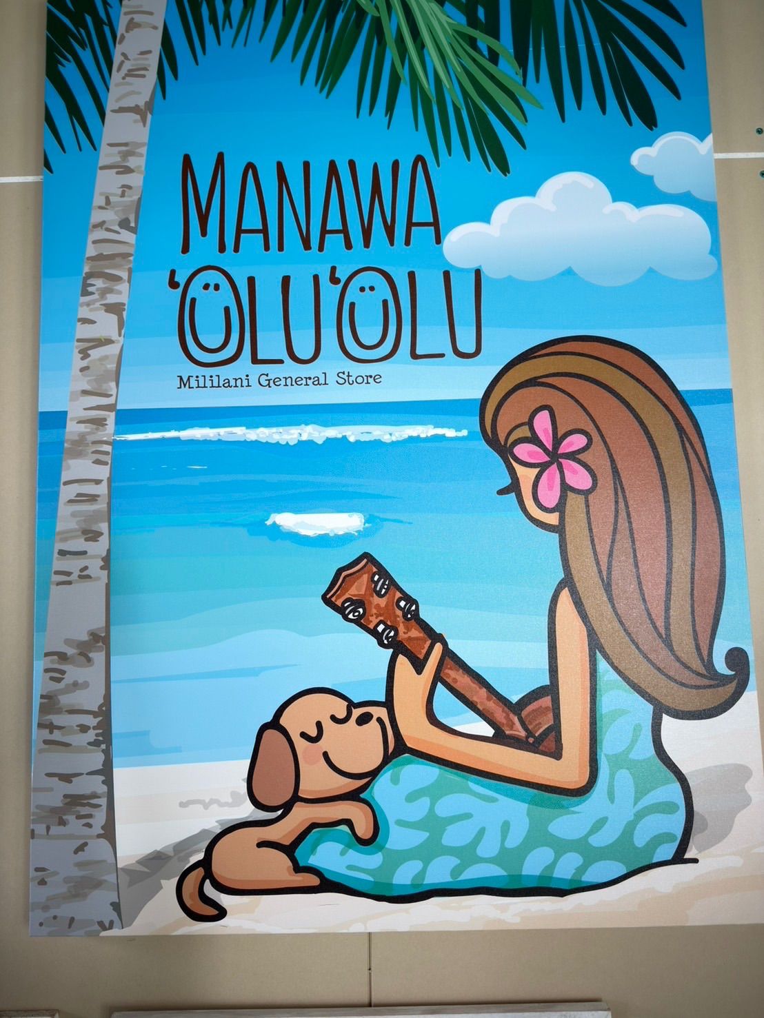 mililani [MANAWA] ファブリックパネル　100×105サイズ
