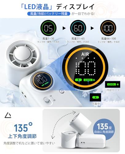 【2026夏限定・業界最小サイズ・暴風レベル】FurBall ハンディファン 冷却プレート 大風量 接触冷感【家電批評ベストバイ受賞】ハンディ扇風機 1台4役(手持ち 首掛け 吊り下げ 卓上) 100段階風量 6000mAh 長時間稼働 LE 93745233