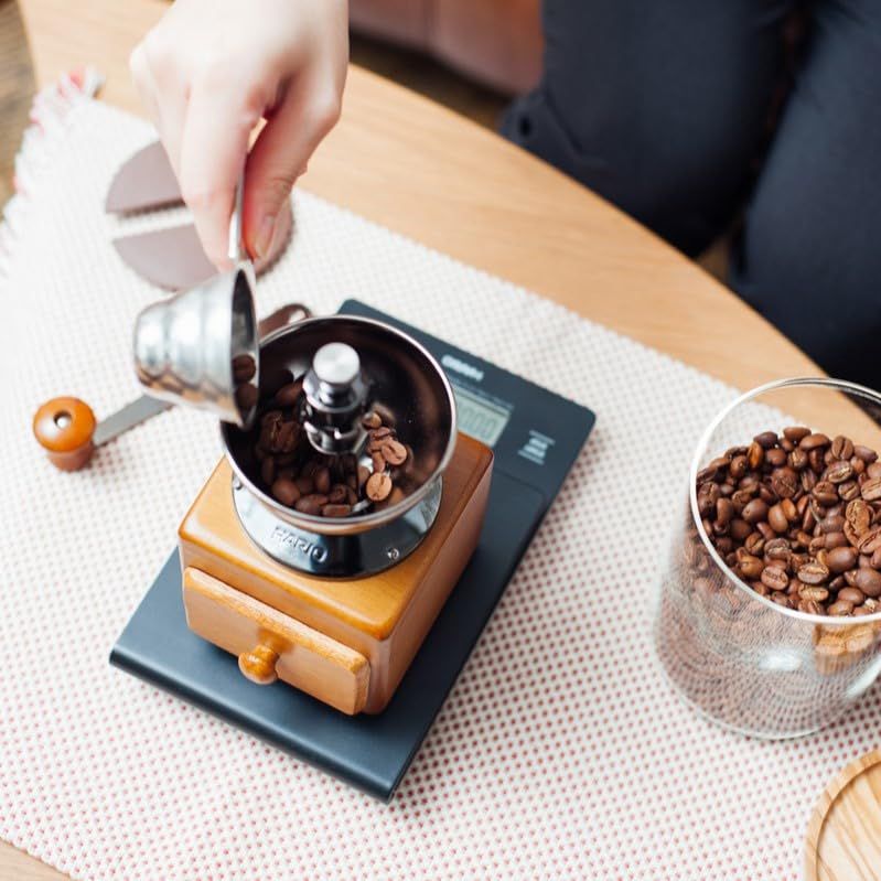 HARIO (ハリオ) 手挽き コーヒーミル スモール コーヒーグラインダー ブラウン MMR-2″mn 00cef414 HARIO (ハリオ) 手挽き コーヒーミル スモール コーヒーグラインダー ブラウン MMR-2″mn 00cef414