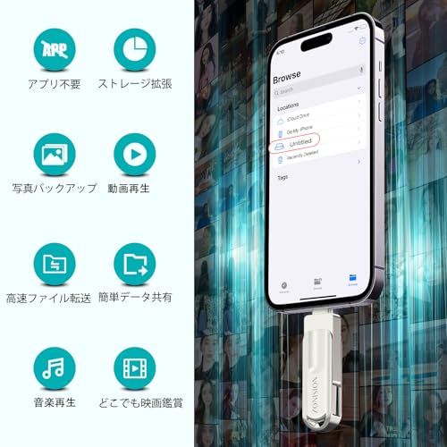 【MFI認証】ZONISION 256GB iPhone USBメモリスティック、アプリなしで写真や動画を iphone バックアップできる3-in-1 USBストレージ、1Phone/iPad/Android/PCと互換性のある外付けストレ 3e4c5172