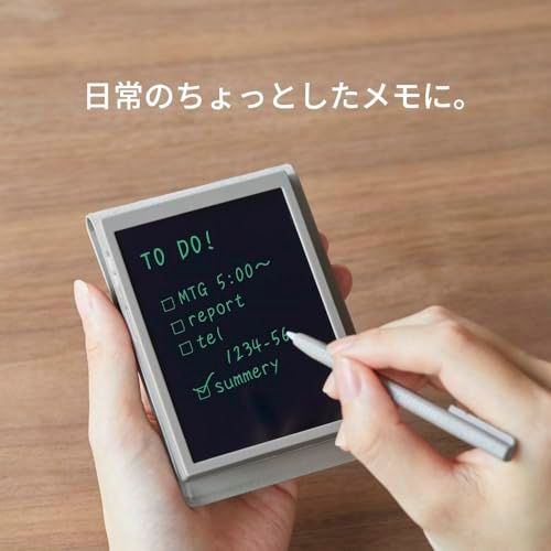 キングジム 電子メモパッド ブギーボード 4インチ カバー付き 消去ロック 電池交換可 BB-21-B 青″mn 1cbce859