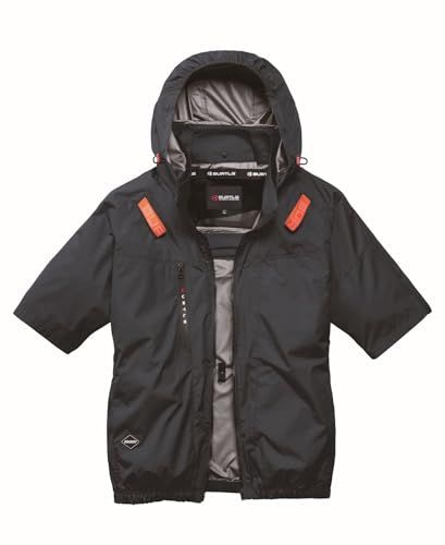 BURTLE バートル エアークラフト半袖ブルゾン(ユニセックス) 春夏用 ストームグレー AC2096 53 L送料無料
