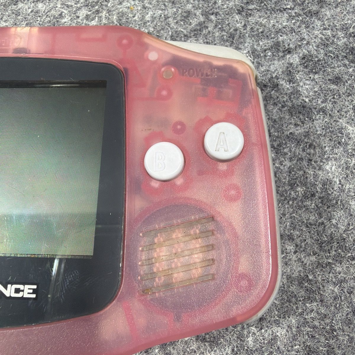 動作確認済】ゲームボーイアドバンス 本体 AGB-001 ミルキーピンク 