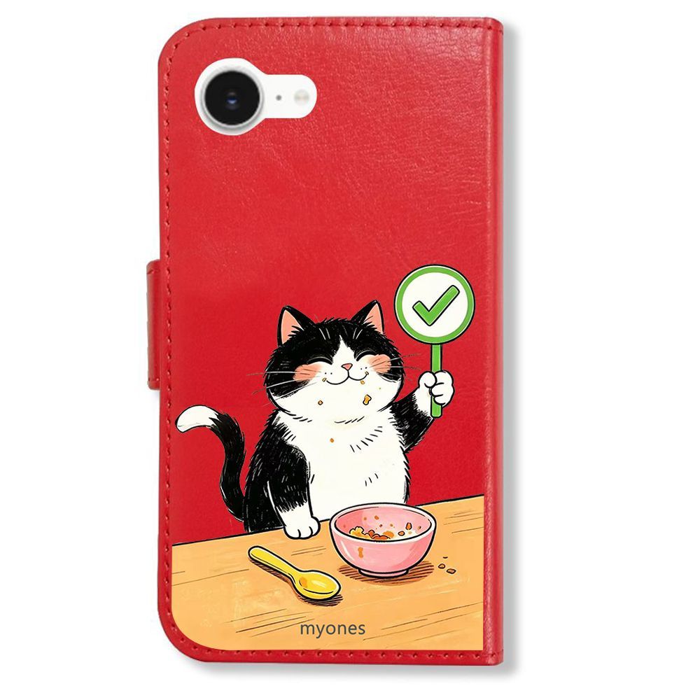新品未使用】 iphoneX/XS/iPhone XS 手帳型スマホ ケース (色：レッド