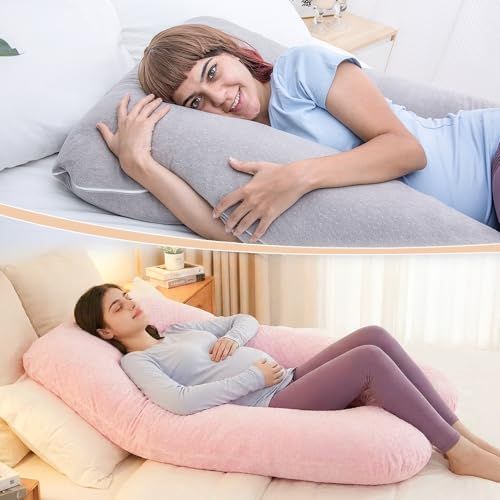Awesling 抱き枕妊婦 U字型抱き枕 全身枕、授乳クッション、マタニテイーだきまくら 、妊娠抱きまくら 男女用横向き寝 快眠グッズ 背もたれ 腰枕 多機能枕 洗える枕カバー付き(ピンク)Y d7b56bf7 Awesling 抱き枕妊婦 U字型抱き枕 全身枕、授乳クッション、マタニテイーだきまくら 、妊娠抱きまくら 男女用横向き寝 快眠グッズ 背もたれ 腰枕 多機能枕 洗える枕カバー付き(ピンク)Y d7b56bf7