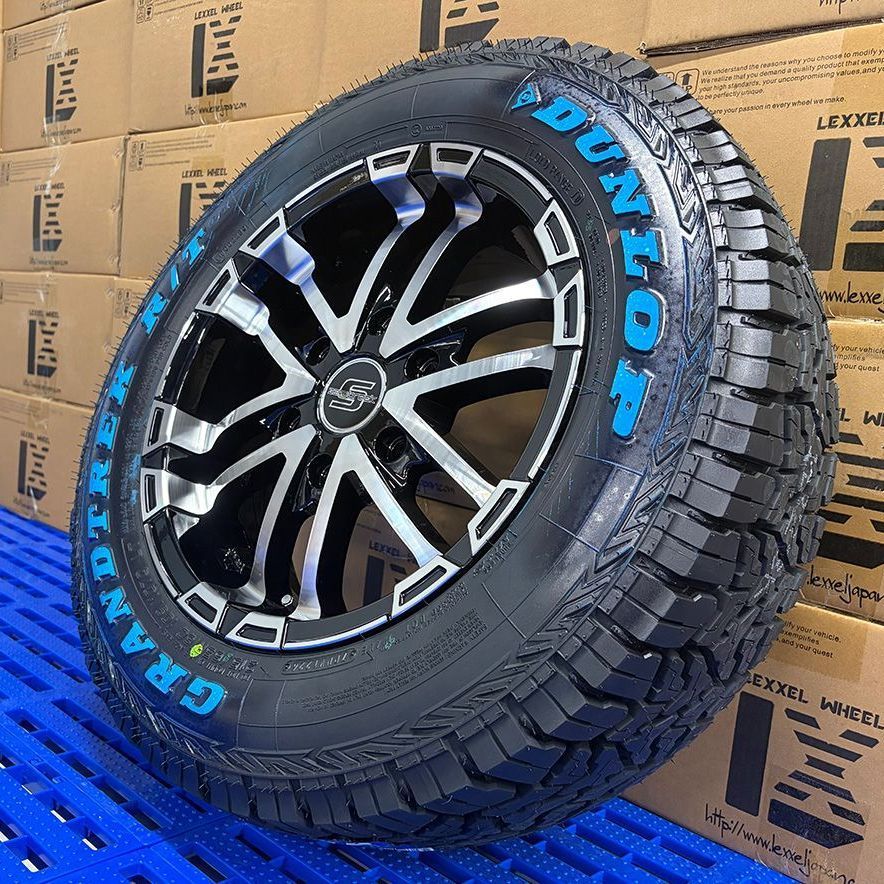 200系 ハイエース レジアスエース 16インチ ｜ タイヤホイール 新品 4本セット ダンロップ グラントレック RT01 215/65R16 ゼロブレイク S