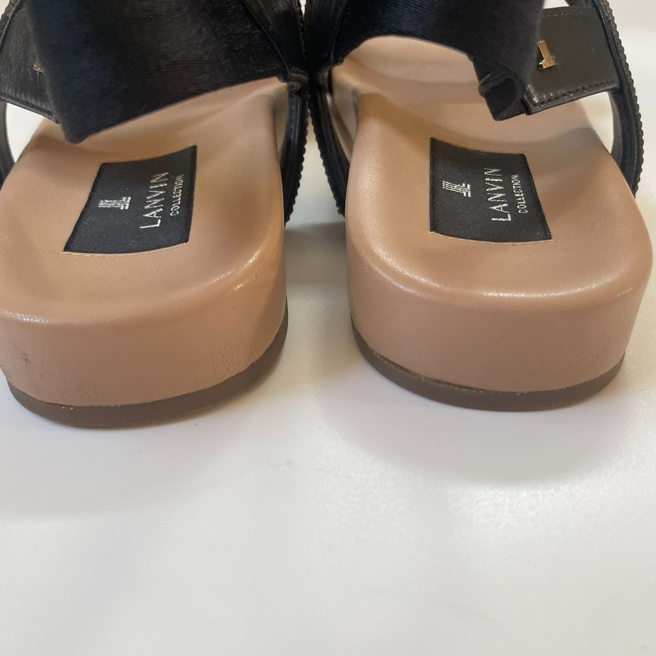 LANVIN COLLECTION ランバンコレクション ビジューサンダル M ブラック