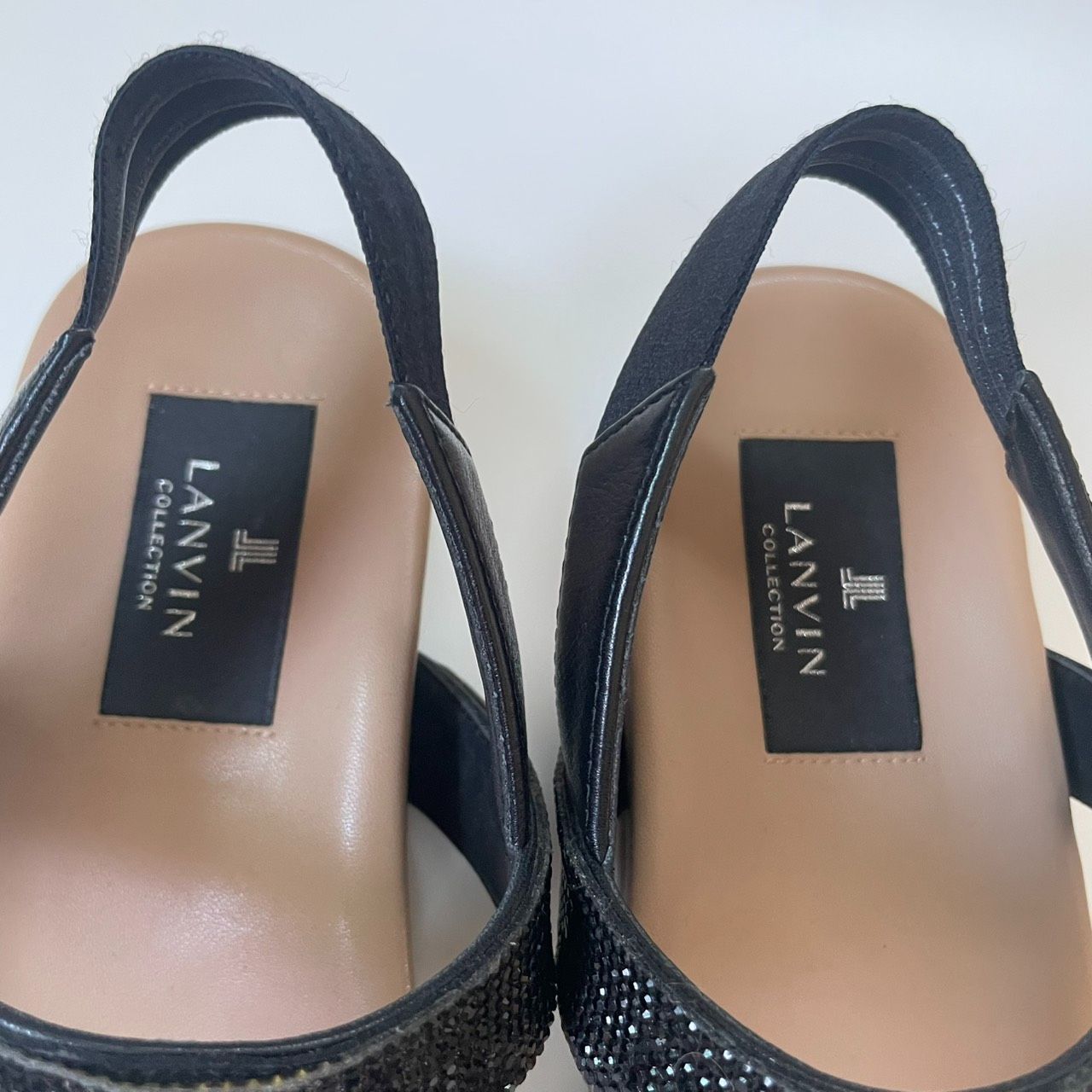 LANVIN COLLECTION ランバンコレクション ビジューサンダル M ブラック