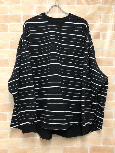 【中古】 S.F.C【STRIPES FOR CREATIVE】 エスエフシー BIG MIX STRIPE LS TEE ブラック XL 111454396
