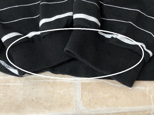 【中古】 S.F.C【STRIPES FOR CREATIVE】 エスエフシー BIG MIX STRIPE LS TEE ブラック XL 111454396