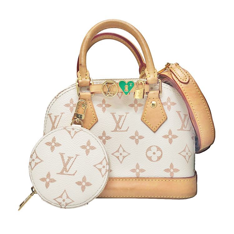 LOUIS VUITTON ルイヴィトン モノグラム デュンヌ アルマMINI K00015 2way ハンドバッグ ショルダーバッグ ダブルジップ PVC ゴールド金具 レディース