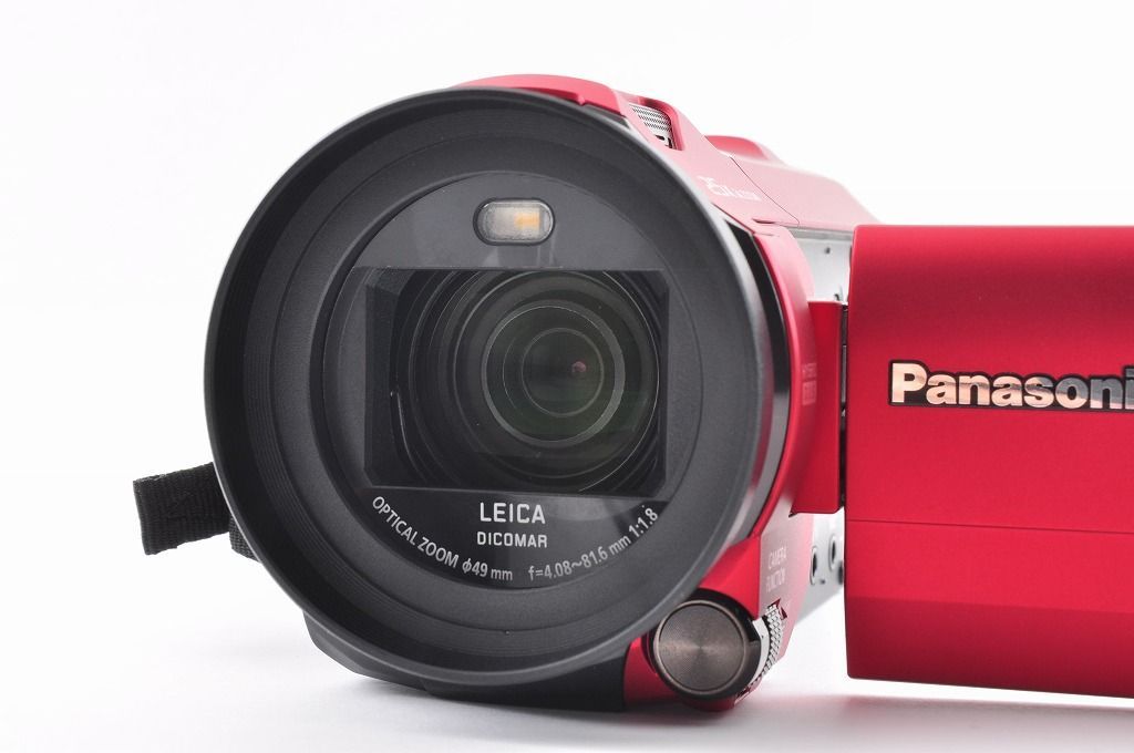 【2ヶ月保証付き】Panasonic HC-VX992M レッド 4K ビデオカメラ 20倍ズーム Wi-Fi パナソニック＃1546