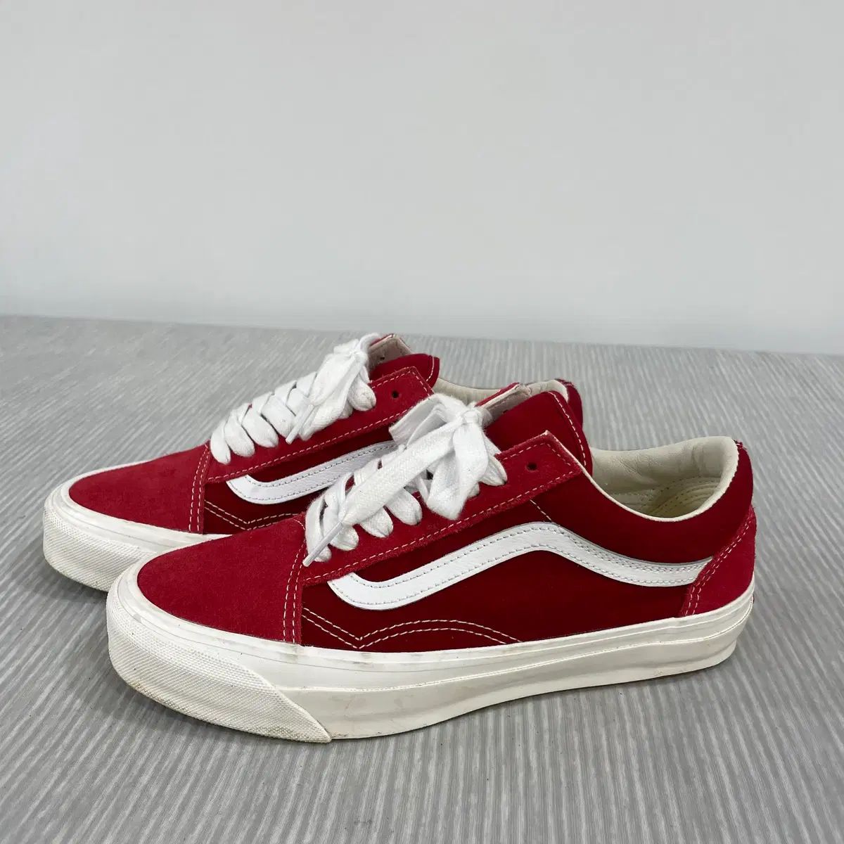 VANS プレミアム オールドスクール レッド 250mm
