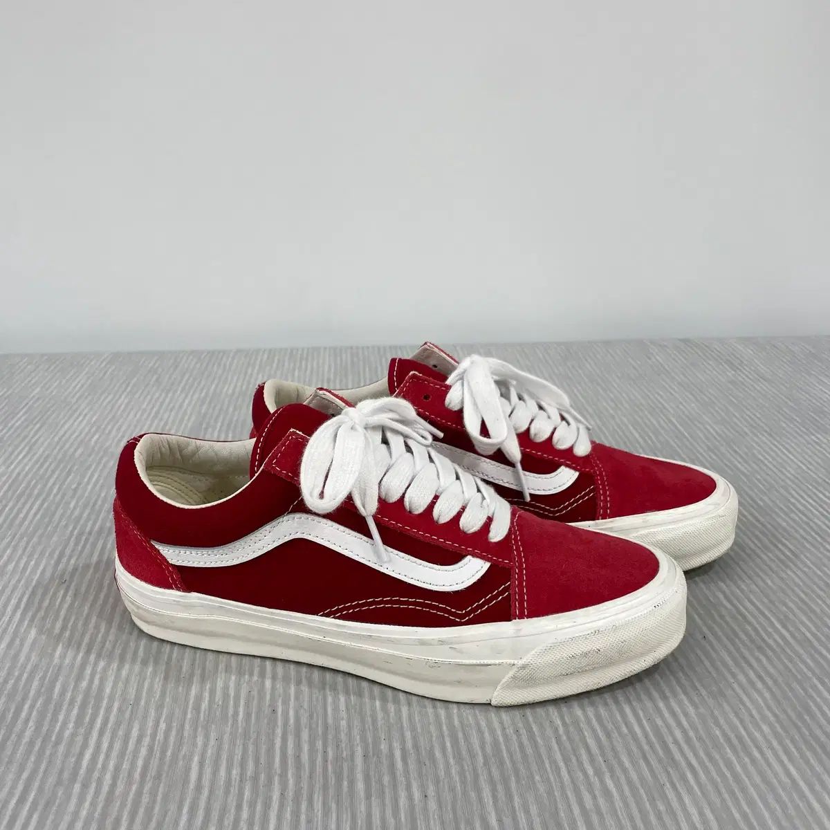 VANS プレミアム オールドスクール レッド 250mm