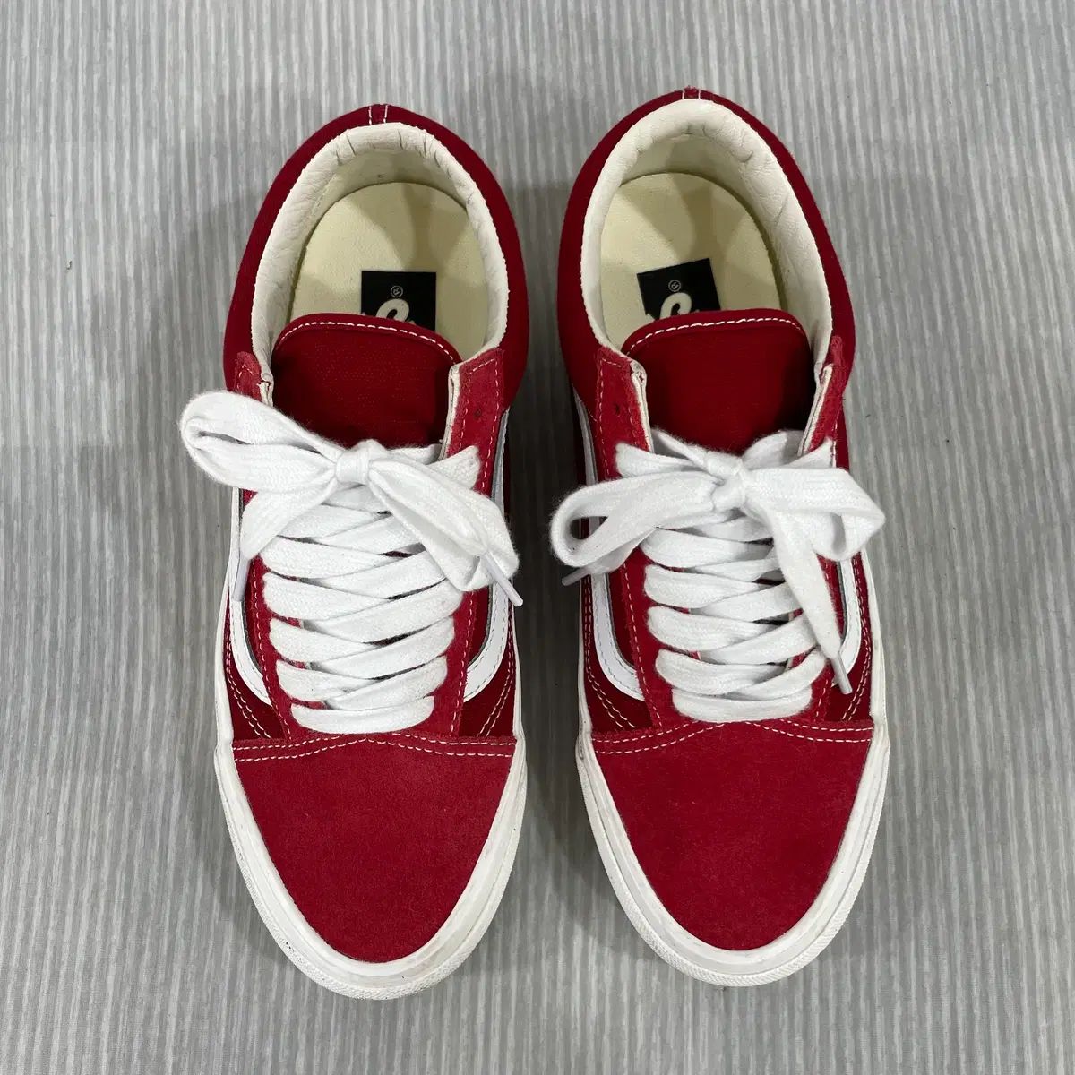 VANS プレミアム オールドスクール レッド 250mm
