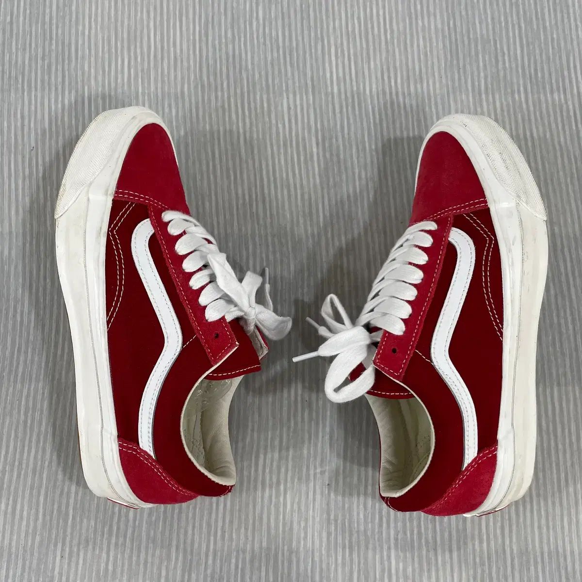 VANS プレミアム オールドスクール レッド 250mm