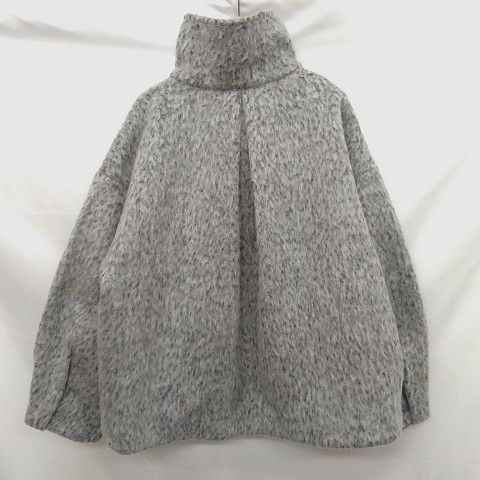 olu. オルドット 2wayシャギーミドルコート ライトグレー F ◇○☆ olu. オルドット 2wayシャギーミドルコート ライトグレー F ◇○☆