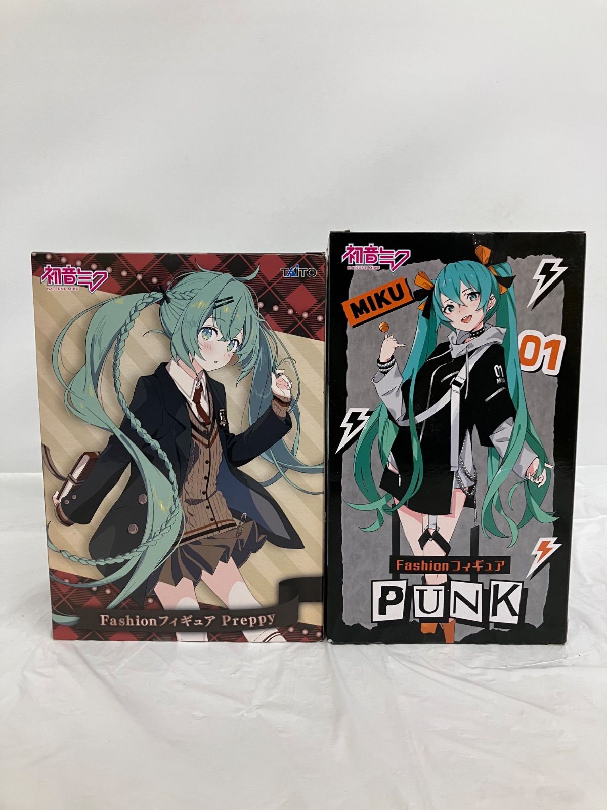 未開封 初音ミク Fashion フィギュア PUNK Preppy 2種セット LF5C48